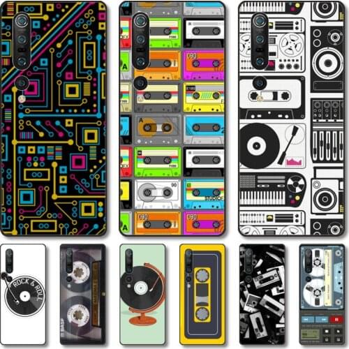 Tapes old vedio Phone Case For Xiaomi MI 11 10 9 5g Lite Ultra Pro Note S Black Shell Cover