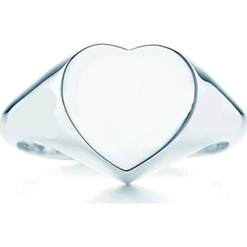 NEW 100% 925 Sterling Silver High Quality Original TIF Ring Weighs About 10 Grams Have Original Women Jewelry Gift Free Shipping