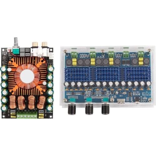 Tda7498E Digital Power Amplifier Board 2.0 with XH-A310 Bluetooth 5.0 TPA3116 D2 Digital Power Stereo Amplifier Board