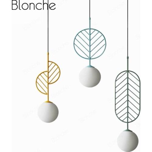 Nordic Simple Leaves Pendant Lights Modern Led Hanglamp for Living Room Bedroom Kitchen Store Light Fixture Loft Decor Luminaire