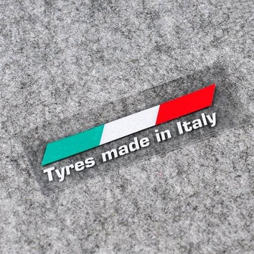 Car Styling and Decalslovely Tyres Made In Italy Italia Motorcycle Locomotive Decorate Sticker