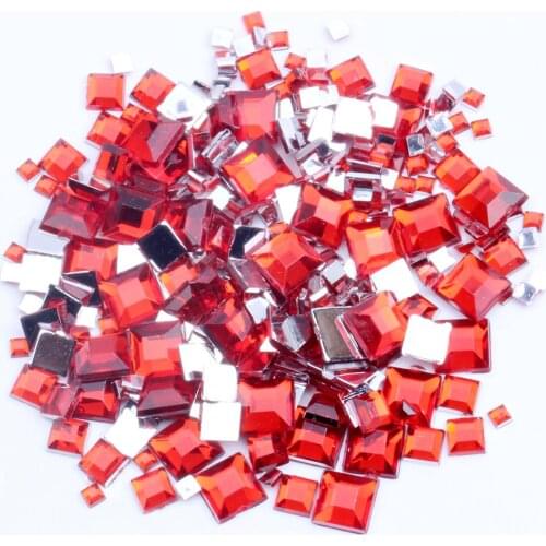Nail Rhinestones FlatBack Stone Square 4mm 10000pcs Bulk Bag For Crafts Scrapbooking DIY Clothes Nail Art Decoration