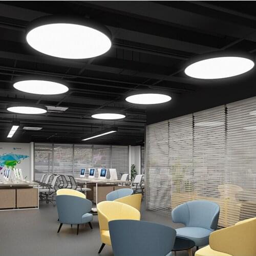 App Contrpl Black White 5cm Ultra Thin 2021 New LED Pendant light Lustre Hanging Lamps Suspension Luminaire Lampen For Foyer