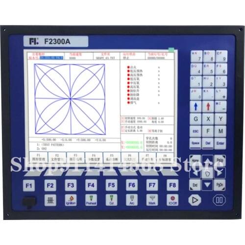 HighQuality CNC cutting machine control system 2axis CNC Controller System F2300A for CNC Flame and CNC Plasma Cutting Machine