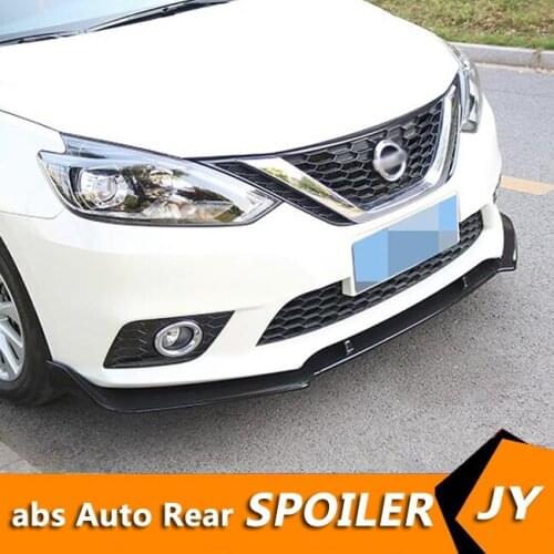 For Nissan Sentra Body kit spoiler 2016-2018 For SYLPHY ABS Rear lip rear spoiler front Bumper Diffuser Bumpers Protector
