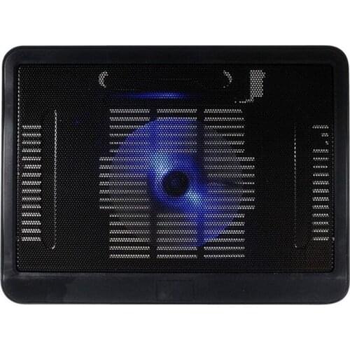 12"-14" Portable Laptop Cooler Cooling Pad Slim Portable USB Powered 1 Quiet Fan N7MC