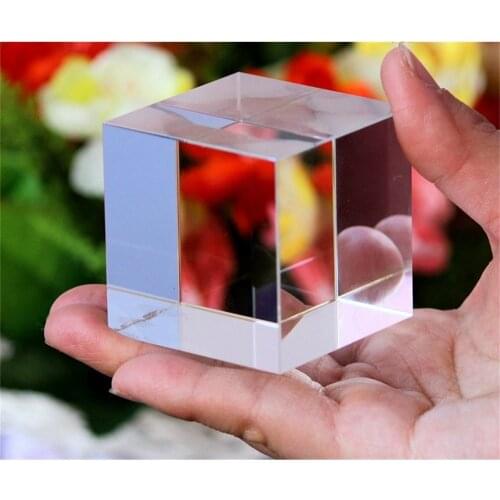 1pcs 3x2x1.5cm Clear Acrylic Cube Square Display Frame