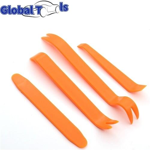 4PCS Car Audio Door Clip Panel Trim Dash Car Disassembly Pry Hand Tool Set Clip Audio Removal Installer Tools Plastic Repair Kit