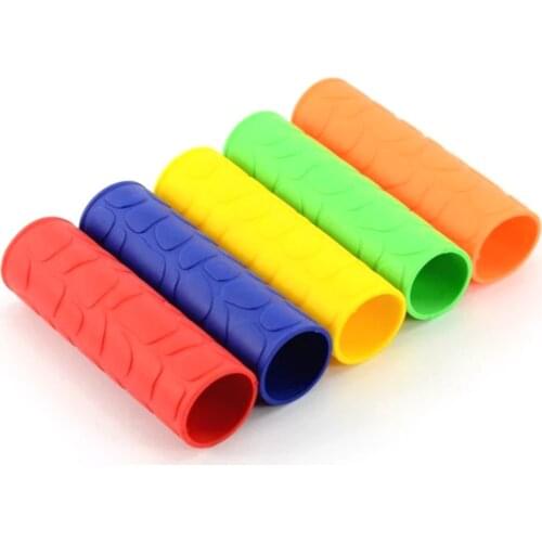 Handle Grips 4Pcs Bike Racing Bicycle Motorcycle Handle Bar Foam Sponge Grip Non-slip Superlight Comfortable Bike Accessories