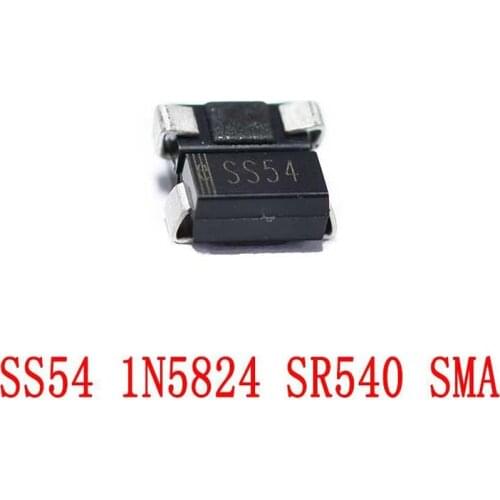 50pcs SMD SS54 Schottky rectifier diode 1N5824 5A 40V DO-214AC SMA