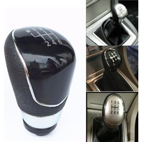 Car Styling Accessories 5/6 Speed Gear Shift Knob for Ford Focus MK2 MK3 Fiesta MK7 Transit Connect Kuga C-max FL B-max S-max