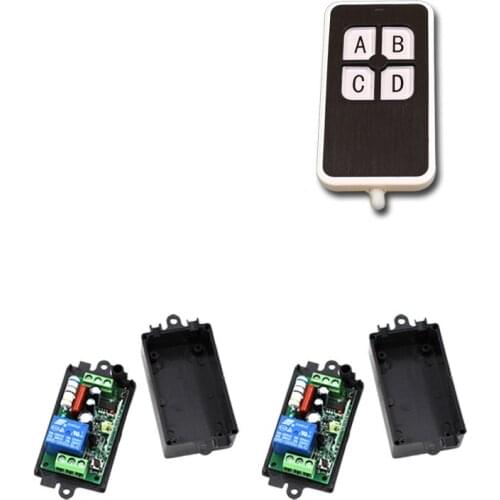 AC 110V 220V 1CH 1 CH Wireless Remote Control 10A Relay Receiver RF Remote Controller Switch 315Mhz/433Mhz Transmitter