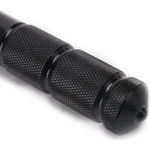 CNC Aluminum Motorcycle Rear Passenger Footrests Footpegs Universal Non-slip Foot Rest Pegs Pedals M8 Install Bolts