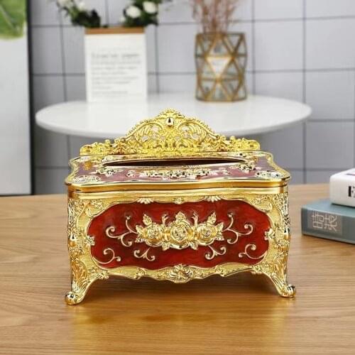 European-style Tissue Box Living Room Home Car Hotel Napkin Storage Tissue Box