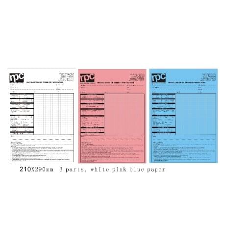 Custom print A4 50pcs 3 copy invoice book ,free shipping by TOLL to Au