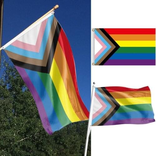 Customized Rainbow Flag Printed On Both Sides, Diverse 90x150cm And Beautiful Flags Colors, Large Colors U7H7