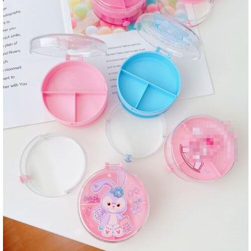 Creative Makeup Storage Box Cute Cartoon Drawer Storage House Desktop Plastic Organizer Jewelry Nail Polish Cosmetic Containers