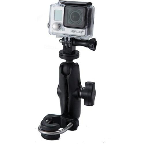 Motorcycle Handlebar Rail Mount Bicycle Handle Bar Mount for Gopro and Camera