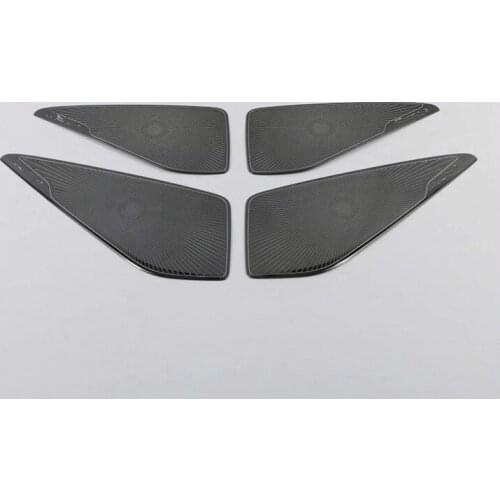 Stainless Steel Car Speaker Cover Door Bottom Audio Sound Frame Case Accessories For Hyundai Tucson 2015-2019 Car styling