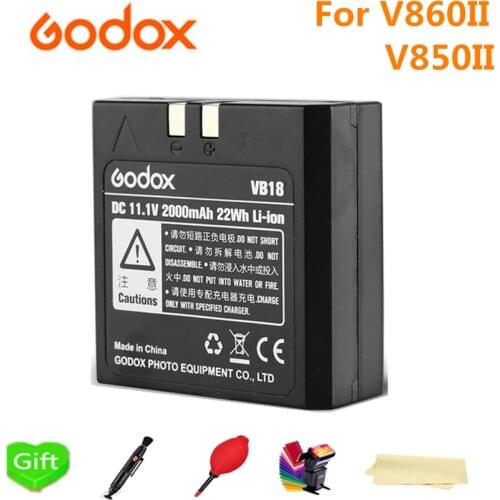 Godox VB18 DC 11.1V 2000mAh 22Wh Lithium-ion Li-ion Battery for Ving V850II V860II-C V860II-N V860II-S V860II-F Flash Speedlite