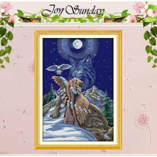 The Sacred Connection Counted Cross Stitch 11CT 14CT Cross Stitch Set Wholesale Chinese Cross-stitch Kit Embroidery Needlework