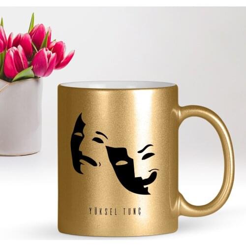 Personalized Professional Actor Gilded Mug Cup