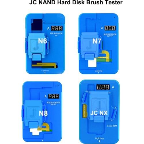 JC NAND Hard Disk Brush Tester N7 N8 NX for iPhone X/XS/XSMAX 7 7P 8 8P HDD Brushing Testing
