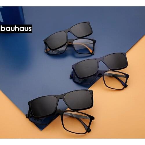 RS004 Custom Men Women Polarized Optical Magnetic Sunglasses Clip Magnet Clip on Sunglasses Polaroid Clip on Sun Glasses Frame