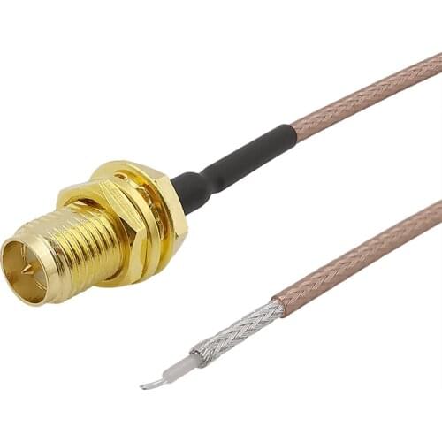 RP SMA Female Male Adapter RG178 PCB Solder Pigtail Cable Cord For WIFI Wireless Antenna Router GPS GPRS Low Loss