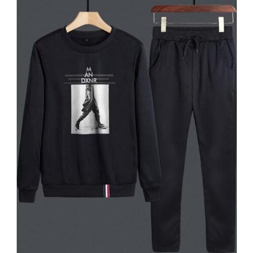 2019 Sport Suit Running Gym Sportswear Tracksuits Fitness Mens Kids Dragon Design Jacket+Pants Sport Outwear Clothing Suit Male