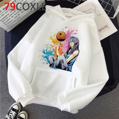 Kuroko No Basket hoodies male streetwear hip hop 2021 printed male clothing sweatshirts anime printed
