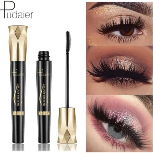4D Black Lengthening Mascara Volume Waterproof Lash Eyelash Extensions Makeup Silk Graft Growth Fluid Rimel for Thick Eyelash