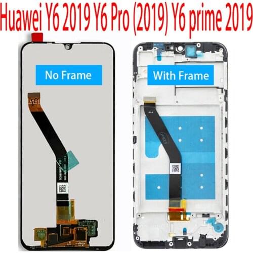 Original for Huawei Y6 2019/ Y6 Pro 2019/ Y6 Prime 2019 LCD Display Screen Touch Digitizer with Frame LCD Display 10 Touch Parts