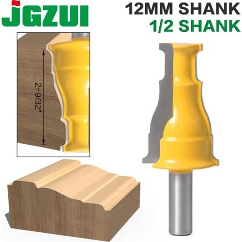 1Pc Door & Window Casing Router Bit - 1/2" Shank12mm shank Line knife Woodworking cutter Tenon Cutter for Woodworking Tools