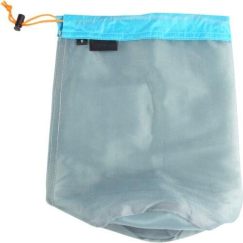 2018 New Ultralight Camping Sports Mesh Drawstring Storage Bag Hiking Climbing Stuff Sack Drawstring Laundry Bag