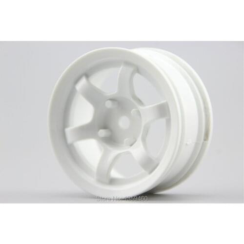 4pcs 1/10 Touring&Drift Wheel Rim S6SNW(Material White) 4mm offset fits for 1:10 Touring&Drift Car 1/10 Rim 10526
