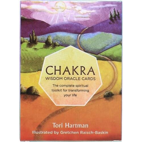 44 Pcs Oracle Tarot Cards chakra wisdom Card Board Deck Games Palying Cards For Party Game