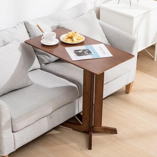 70x38.5x64.5cm Sofa Side Table Quality Bamboo Corner Table Small Apartment Bedside Desk Modern Minimalist LivingRoom CoffeeTable