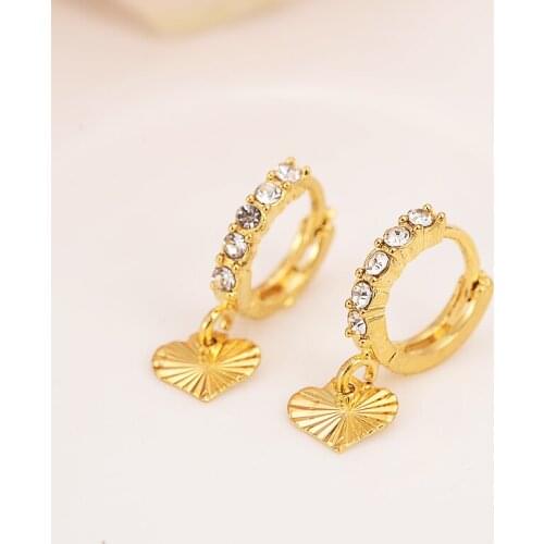 Bangrui New Fashion Design Women Charming Roman Numerals Earrings Zircon crystal dangle Earrings For Women Wedding drop Gift