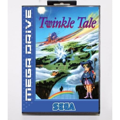 Twinkle Tale 16 bit MD Game Card With Retail Box For Sega Mega Drive/ Genesis