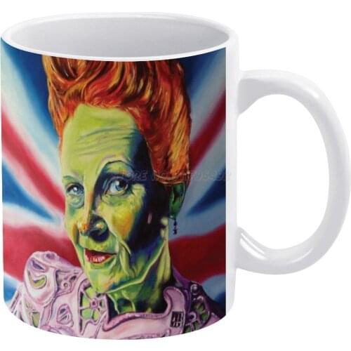White Mug New Good Quality Print Mug 11 Oz Coffee Cup Dame Vivienne Isabel Westwood Malcolm Mclarens Boutique Punk Scene