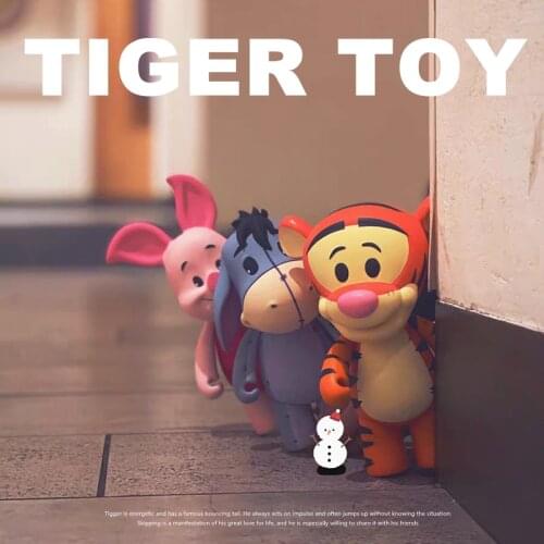Winnie The Pool Tiger Toy Eeyore Action Figure Toys Collection Dolls Gifts for Children
