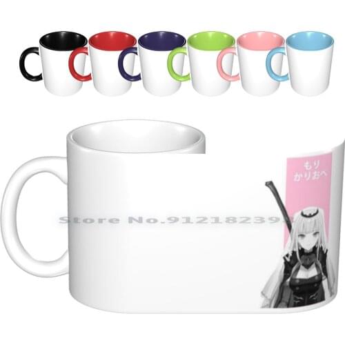 Mori Calliope Hololive Pillar Ceramic Mugs Coffee Cups Milk Tea Mug Mori Callipoe Hololive Pillar Anime Vtuber Stylish Tall