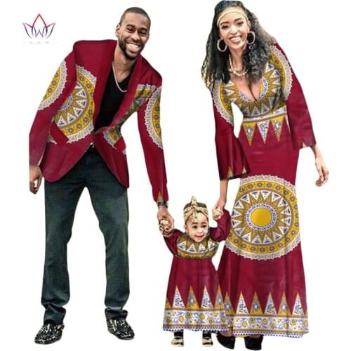 Summer Family Matching Clothes Father Mother and Baby Family Clothing regular gauze fabric Family african clothing 6xl WYQ15