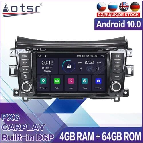 Android Radio Tape Recorder Car Multimedia Player Stereo For NISSAN NP300 Navara 2014 2015 2016 - 2019 Head Unit GPS Navigation