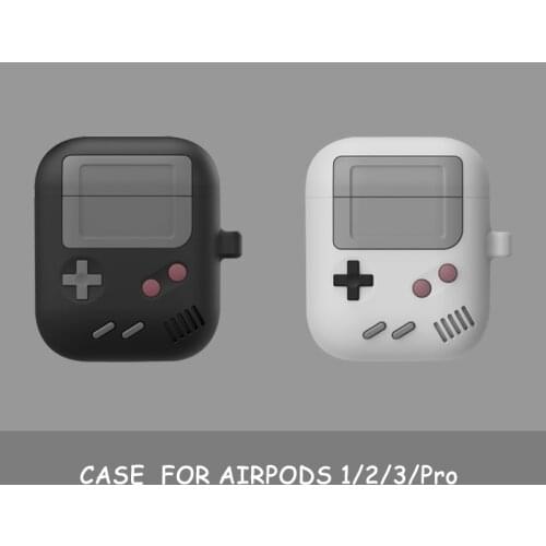 Fashion Classic Retro Game Console Wireless Bluetooth Earphone Case for Airpods 1 2 pro Cute 3D gameboy Silicon Headphone Cover