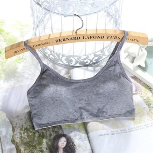 Girls underwear bra development period without steel ring cotton vest sports bra middle school students underwear