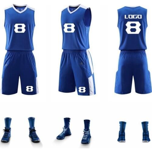 New Top Quality Men Basketball Throwback Jersey Set Pockets Sport Kits Breathable Women Youth Basketball Training Uniforms Suits