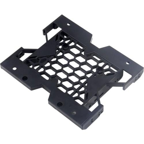 5.25" to 3.5" 2.5" SSD HDD Tray Caddy Case Adapter Cooling Fan Mounting Bracket DU55