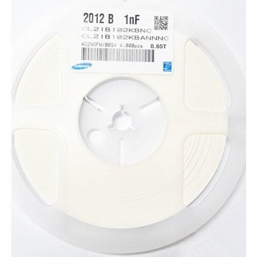 CL21B102KBCNNNC CL21B102KBANNWC CL21B102KBANNNC CL21B102KBANFNC 0805 1nF 50V X7R ±10% ceramic capacitor Professional chip capa